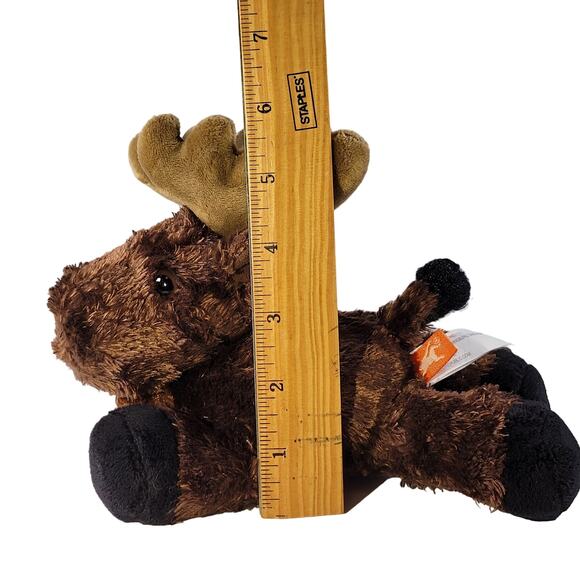 Wild Republic Plush Moose Toy, 7 Inch Stuffed Animal Brown Tan Very Soft - Picture 4 of 15
